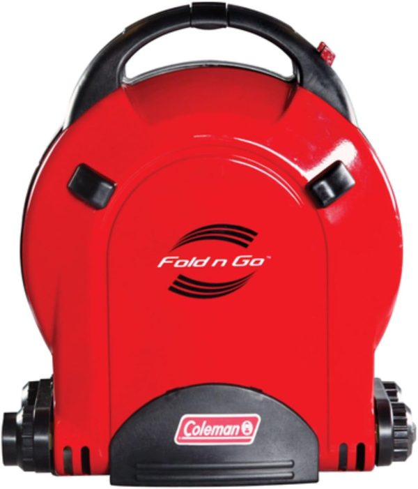 Coleman Fold N Go 2-Burner Propane Camping Stove, Portable Folding Camp Stove with Push-Button Instant Ignition, 2 Adjustable Burners with Pressure Control and 20,000 BTUs of Power - Image 2