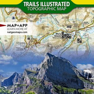 Glacier and Waterton Lakes National Parks Map (National Geographic Trails Illustrated Map, 215)