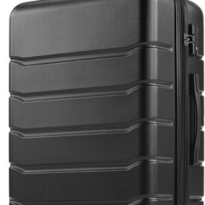 Sweetcrispy 20 inch Carry on Luggage, Hard Shell ABS Suitcase with Double Spinner Wheels, Lightweight Expandable Rolling Suit Case with TSA Lock